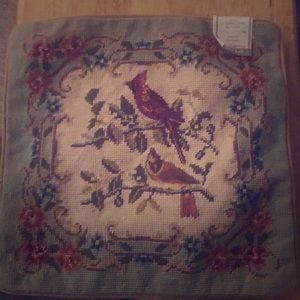 Vintage brand new embroidered pillow case